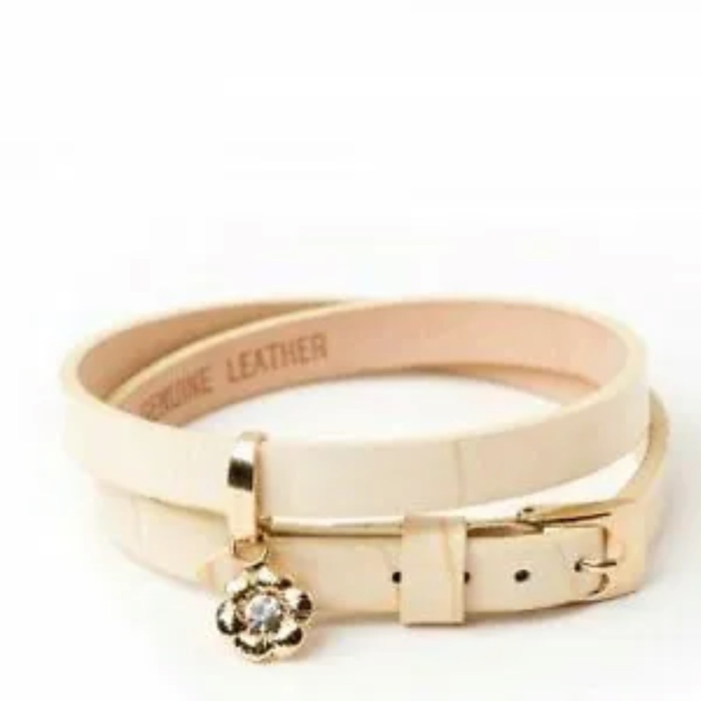 Spartina 449 Jewelry Slide Wrap Charm Bracelet Croc 800926 NWT R$39.00